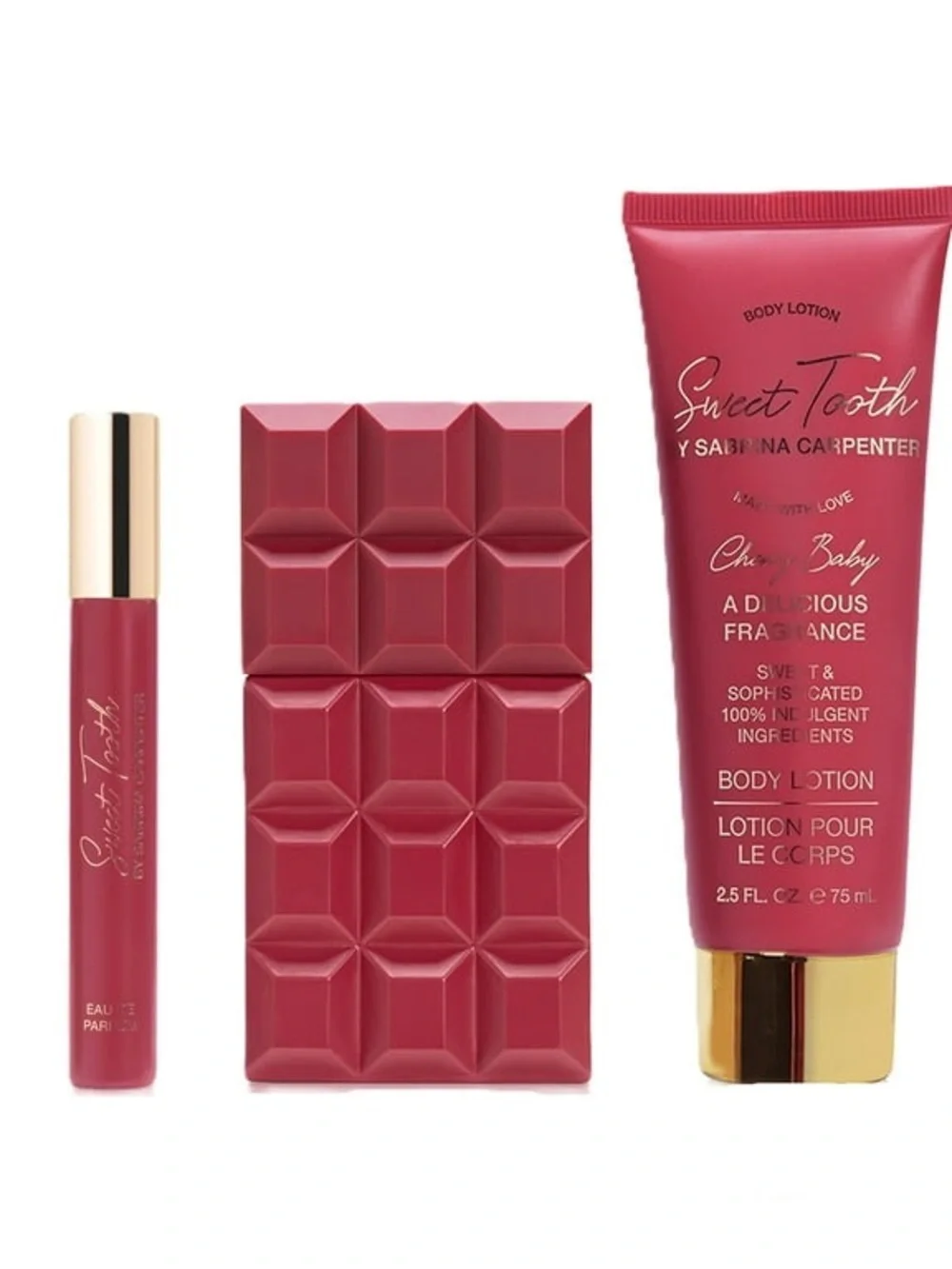 Sweet Tooth by Sabrina Carpenter Cherry 3 Piece Gift Set